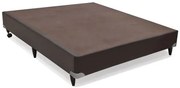 Base de Cama Box Baixa Cori Rosolare Casal Corino Marrom 1,38 MT (LARG) - 40157 Sun House