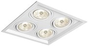 Plafon Embutir 75w Aluminio Branco