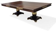 Mesa de Jantar Versalhes Madeira Maciça Eucalipto Luxo Artesanal Design Clássico