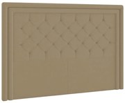 Cabeceira Casal Estocolmo P04 140 cm Suede - ADJ Decor