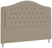 Cabeceira Casal Ághata P04 140 cm Suede - ADJ Decor