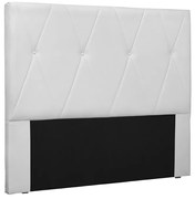 Cabeceira Cama Box Casal 140cm Aquilla Corano Branco - Sheep Estofados - Branco