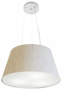 Lustre Pendente Cone Vivare Md-4001 Cúpula em Tecido 21/40x30cm - Bivolt