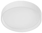 Plafon Led De Sobrepor Aluminio Branco 54w 3000k Dome