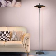 Luminaria De Piso Led Metal Preto Freijo 16w 3000k Shimeji