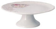 Prato Bolo Com Base 27Cm Porcelana Schmidt - Dec. Eterna E351