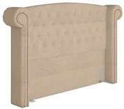 Cabeceira Cama Box King 195cm Provença P02 Boucle Bege - Mpozenato