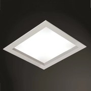 Embutido Ayla 38X38Cm Led 24,4W Bivolt | Usina 19045/38 (PT - Preto Texturizado, 4000k)