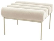 Pufe Rolinho Sarja Linho Base Taupe - 74334 Sun House