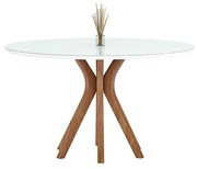 Mesa de Jantar Redonda Vicent 130x130 cm - VM 53340