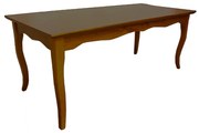 Mesa Sala de Jantar Cozinha Gallia 200cm Madeira Maciça e MDF Imbuia G42 - Gran Belo