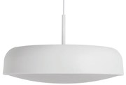 Pendente Bis Ø50X13Cm 6Xe27 Com Difusor Convexo / Haste De 15Cm | Usin... (BT - Branco Texturizado)