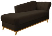 Recamier Vanessa 140cm Lado Esquerdo Corano Marrom - ADJ Decor