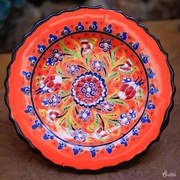 Prato Turco Mandala Floral 18cm