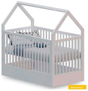 Berço Mini Cama Montessoriana Wood - Branco