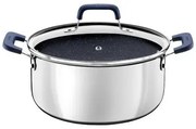 Caçarola Tramontina Romagna Aço Inox Cerâmico Black Stone 24 cm 5,24 L