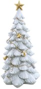 Arvore De Natal Em Resina Branca 30Cm - Cromus