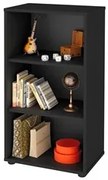 Estante Livreiro Clean 45cm com 2 Prateleiras Preto - Artany