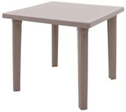 Mesa Tramontina Sancho 80 x 80 cm em Polipropileno Camurça