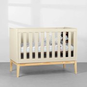 Berço Mini Cama Noah com Pés Square Natural - Areia