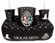 Kit Almofada Porta Pipoca Harry Potter Hogwarts Casas