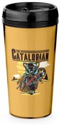 Copo Viagem 520ml Catalorian Mandalorian Geek Nerd