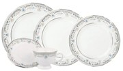 Aparelho De Jantar E Chá Porcelana Schmidt 30 Peças - Dec. Saint Germain 2210