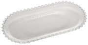 Travessa Cristal Oval Pearl 30x15x2cm 28384 Wolff