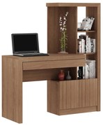 Mesa Conjunto para Escritório Home Office ME4143 MDP Amendoa G69 - Gran Belo