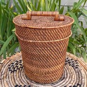 Cesto Organizador de Rattan 32cm