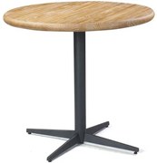 Mesa Jantar Redonda Basique Metal Grafite Driftwood 70cm - 43790 Sun House