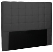 Cabeceira Verona Para Cama Box King 195 cm Suede - D'Rossi - Preto