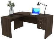 Mesa para Escritório Home Office ME4106 MDP Rustico G69 - Gran Belo