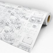 Papel de parede adesivo casual viagens