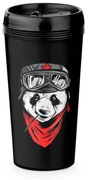 Copo Viagem 520ml Panda Aviador Nerd Geek