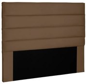 Cabeceira Cama Box Casal King 195cm La Italiana Suede Caramelo - Sheep Estofados - Marrom