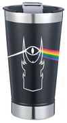 Copo Térmico Olho de Sauron Prisma Senhor dos Anéis Com Tampa e Abridor Chopp