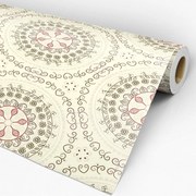 Papel de parede adesivo casual mandala