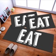 Jogo de Tapete de Cozinha, EAT - 3 Pças