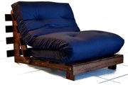 Colchonete Futon 175X62X13Cm Em Suede Orthovida (Preto)