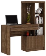 Mesa Conjunto para Escritório Home Office ME4143 MDP Nogal G69 - Gran Belo