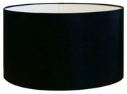 Cúpula Abajur Cilíndrica Cp-7023 Ø50x21cm Preto