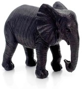 Escultura Decorativa Elefante em Poliresina 14x17 cm - D'Rossi