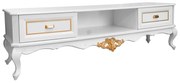 Rack Lavanda - Branco c/ Detalhes Dourado Soleil  Kleiner