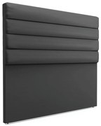 Cabeceira California Para Cama Box King 190 cm Corino - D'Rossi - Preto