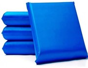 Kit 2 Travesseiros De Espuma Capa Imperme�Vel Hospitalar (Azul, Liso)