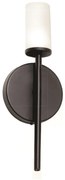 Arandela Fence Haste Vertical Longa Vidro Tubo 12X7,5X40,5Cm 1Xg9 - Ol... (PRETO)