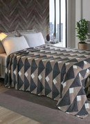 Manta Flannel 200 G/M² Chevron Casal 1 Peça