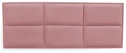 Cabeceira Painel Cama Box Solteiro 90cm Nina Suede Rosa - Sheep Estofados - Rosa