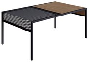 Mesa de Centro New Hanover e Preto 80 cm - D'Rossi